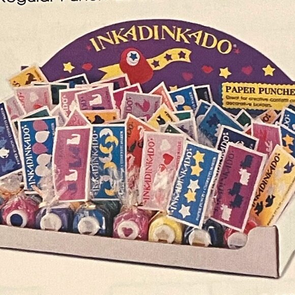 1996 Cross Inkadinkadoo Paper Punch Confetti Maker.  Heavy duty metal punch NWT - Picture 6 of 12